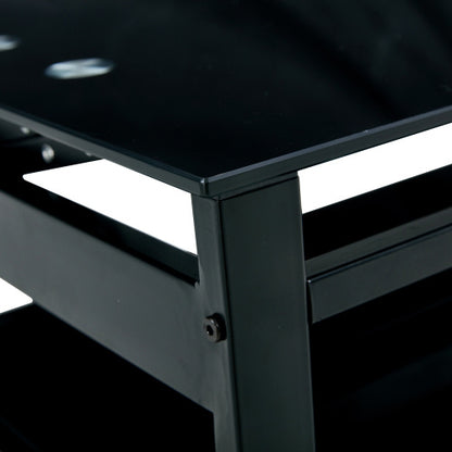 Viva Louvre Collection: The Noir Elevate Tempered Glass Coffee Table