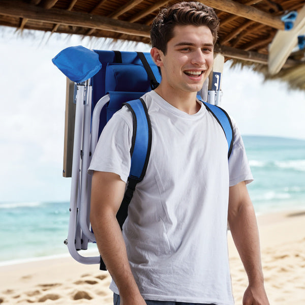 Viva Coastal Collection: The Azure Folding Beach Chair