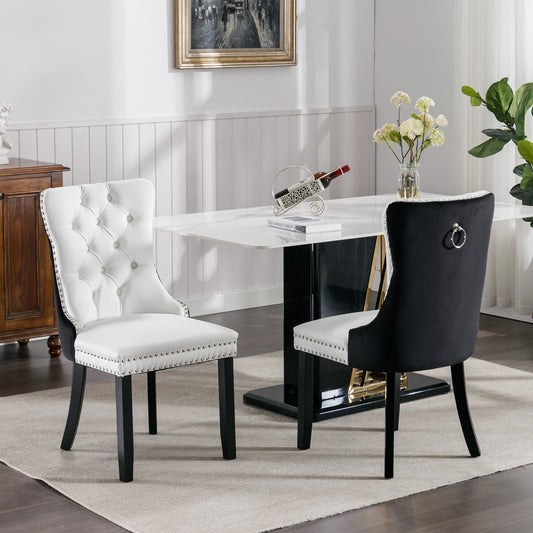 Viva Lumière Tufted Velvet Chair