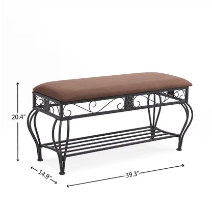 Viva Belvedere Multifunctional Upholstered Shoe Rack Bench