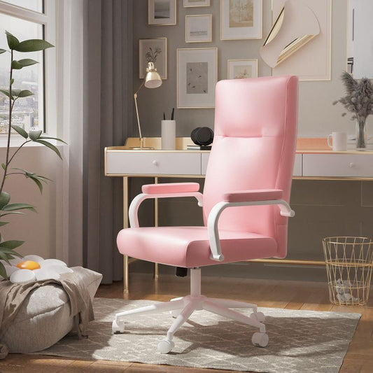 Viva Aurelia Collection: Viva Aurelia White Leather Executive Office Chair