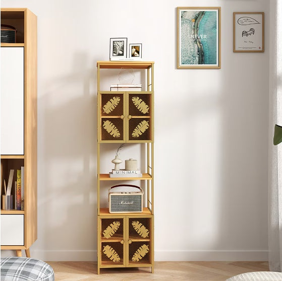 Viva Noir Collection: Viva Noir Slim Freestanding Tall Lockers