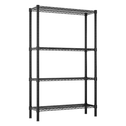 Viva Noir Collection: Viva Noir Static Four-Layer Metal Storage Rack