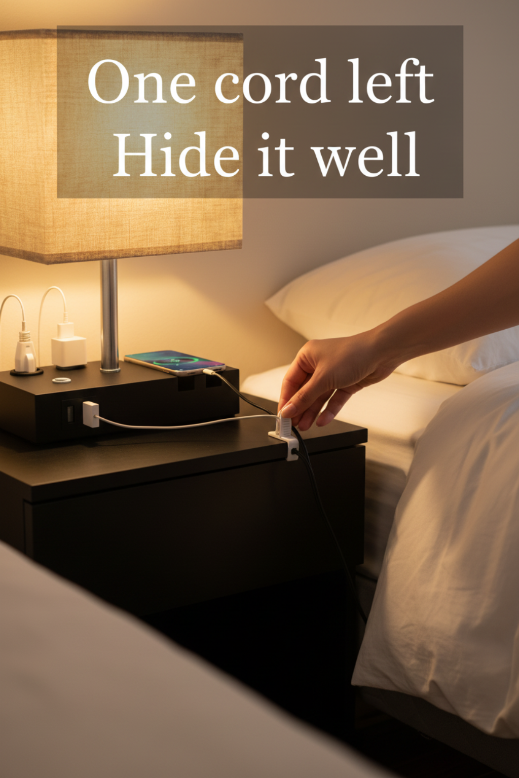 Viva Elite Smart Charging Bedside Lamp with Dual USB Ports