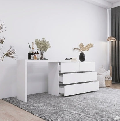 Viva Blanc Étagère 6-Drawer Chest