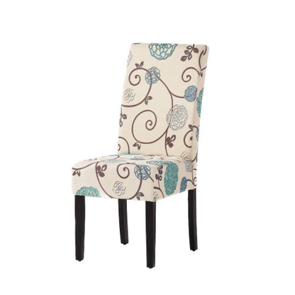 White & Blue Upholstered Dining Chair | Viva Sienna