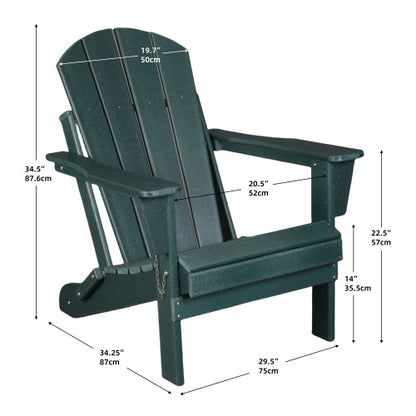 Viva Solis Folding Adirondack Chair