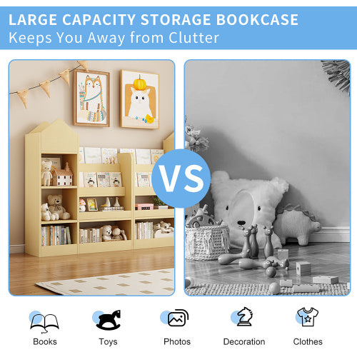 Viva Atelier Nova Kids Bookshelf & Toy Organizer