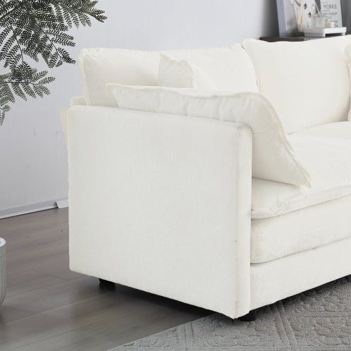 Viva Smart Living Collection: Chenille Two-Seater Sectional Sofa