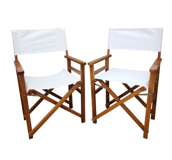 Viva Mariner Collection: Azure Canvas Director’s Chair