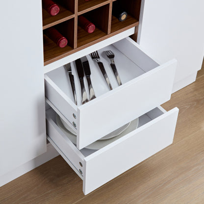 Luxury Corner Coffee & Wine Bar Cabinet – Elevate Your Home in Style
