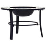 Elegant Mosaic Fire Pit - 68cm Ceramic Outdoor Heating Table