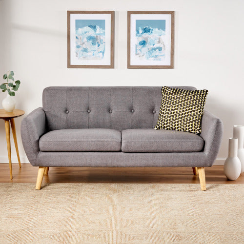 Viva Aria Waffle-Tufted Loveseat