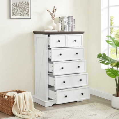 Viva Elite Elegant Fiberboard 6-Drawer Vanity Collection - The Future of Refined Functionality