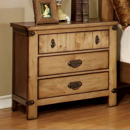 Viva Elite Cottage Weathered Elm Nightstand – The Future of Rustic Smart Living