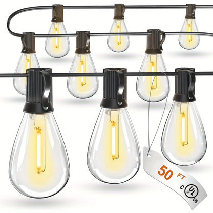 High-Voltage S14 Light String – Weatherproof Outdoor LED String Lights for Patio, Backyard & Commercial Use
