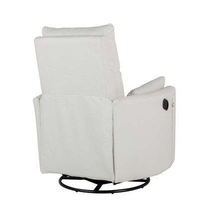 Manual Swivel Rocker Recliner – Beige or Dark Gray | Viva