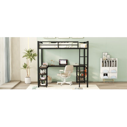 Viva Atelier Collection: The Orion Atelier Metal Loft Bed