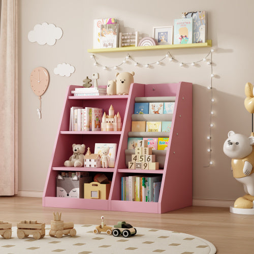 Viva Atelier Lila Pink Sling Toy Storage Cabinet