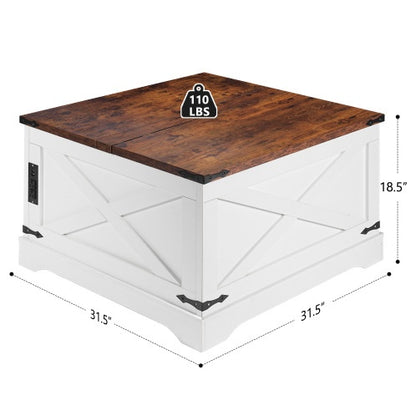 Viva Aspen Multi-Functional Lift-Top Coffee Table