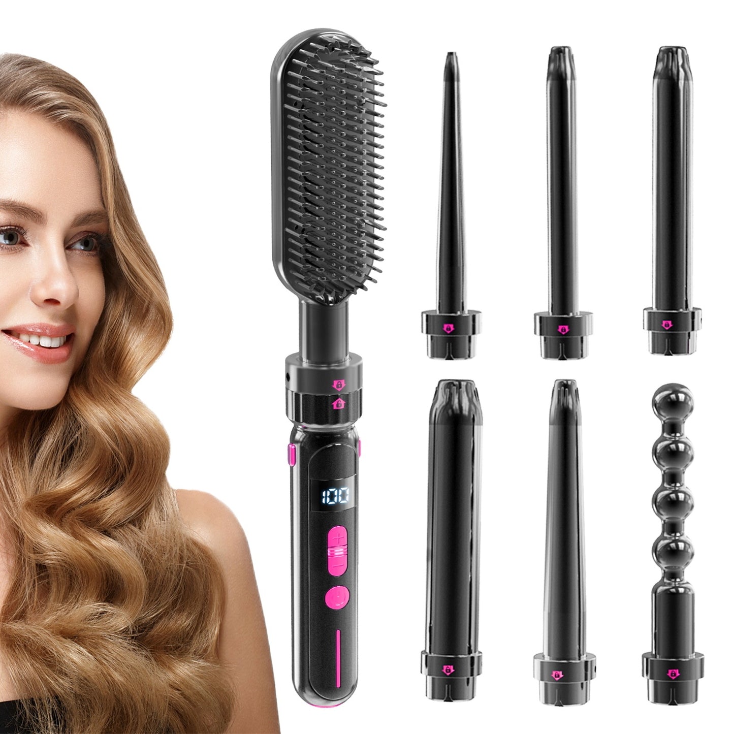 Safety Against Scalding Easy-To-Use Curly Hair Sticks – Hair Styling Tool with Ceramic Technology