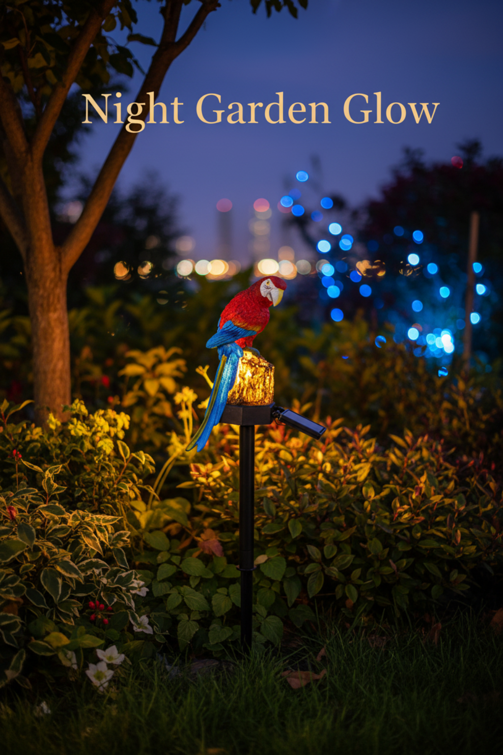 Viva Elite Solar Parrot Garden Light - Whimsical LED Landscape Sculpture