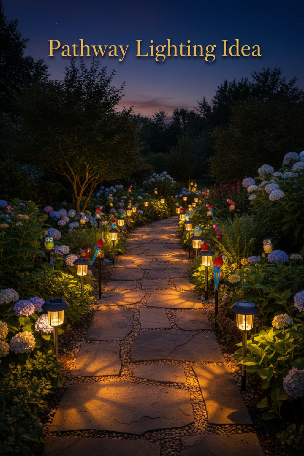 Viva Elite Solar Parrot Garden Light - Whimsical LED Landscape Sculpture