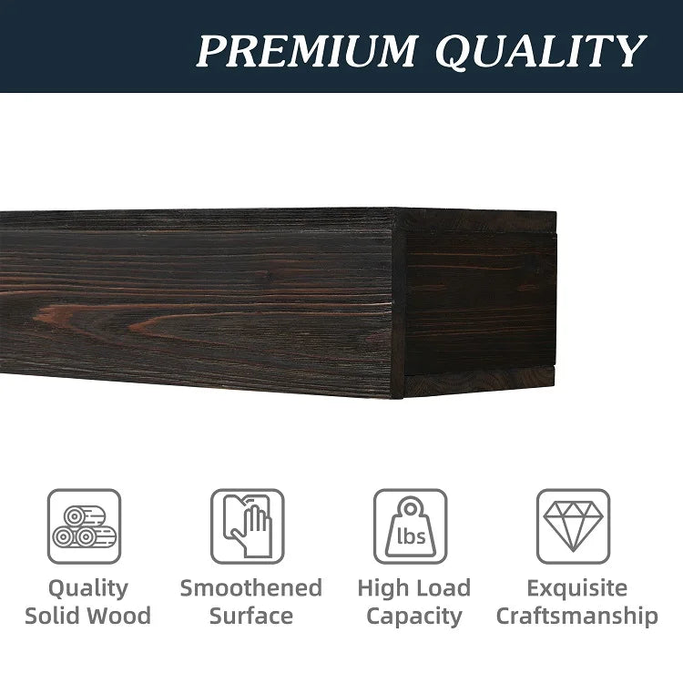 floating wall shelf for small space storage
