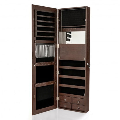 Multipurpose Storage Cabinet with 4 Drawers - Brown