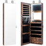 Multipurpose Storage Cabinet with 4 Drawers - Rustic Brown