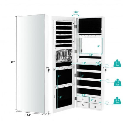 Multipurpose Storage Cabinet with 4 Drawers - White