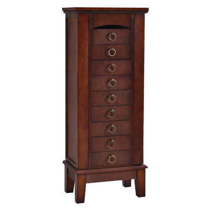 Viva Elite Grandeur Brown Jewelry Armoire – The Future of Expansive Storage Luxury