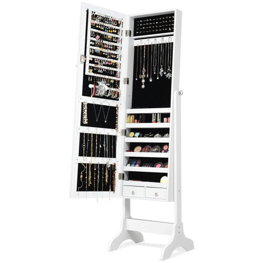 Viva Elite Lumière Lockable Mirrored Jewelry Armoire – The Future of Pristine Security
