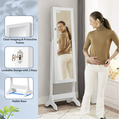 Viva Elite Lumière Lockable Mirrored Jewelry Armoire – The Future of Pristine Security