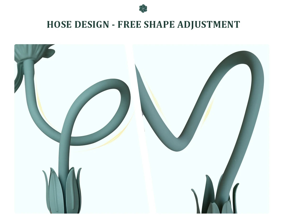 Viva Elite Vintage Flower Lamp with Adjustable Gooseneck