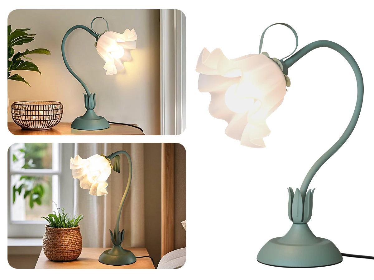 Viva Elite Vintage Flower Lamp with Adjustable Gooseneck