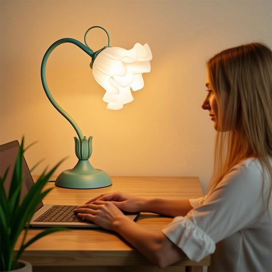 Viva Elite Vintage Flower Lamp with Adjustable Gooseneck