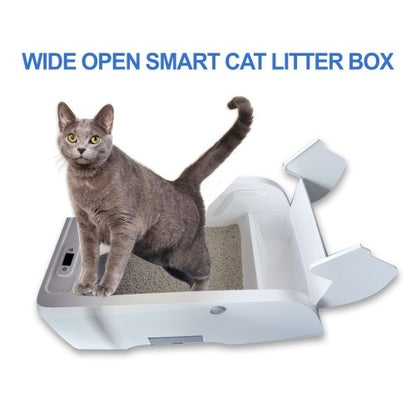 Smart Self-Cleaning Litter Box with Wide Opening | Viva Vanity