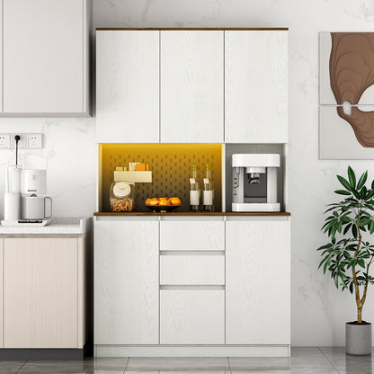 Viva Elite Aurora Glass-Door Pantry Cabinet – The Future of Smart Kitchen Architecture