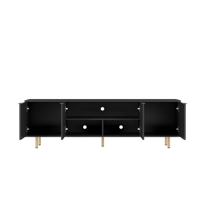 Viva Elite Flûte Black TV Stand – The Future of Entertainment Architecture