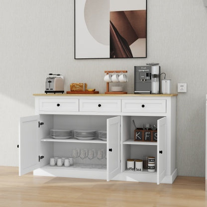 Viva Solstice Collection: Viva Solstice Modern Fiber Board Buffet Cabinet