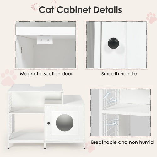 Viva Haven Hidden Cat Litter Box Enclosure