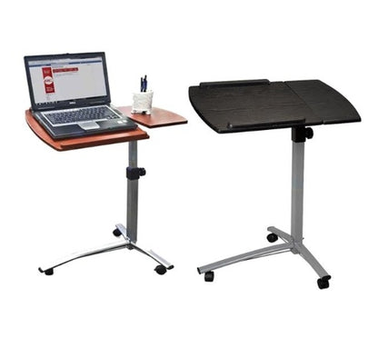 Black Gas-Lift Height-Adjustable Desk, 29.1–40.9 in | Viva Meridian