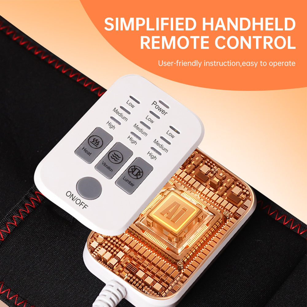 Fast Electric Heating Pad for Waist and Abdomen | Vibratory Massage Mode for Ultimate Relief