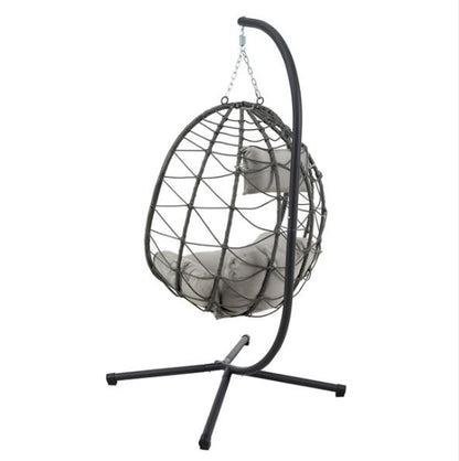 Luxury Hanging Basket Chair for Indoor & Outdoor | Stylish Swing Chair with Stand