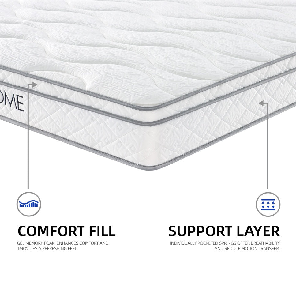 Viva Celeste 10″ Full-Size Hybrid Mattress in a Box