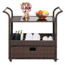 Viva Capella Rattan Serving Trolley