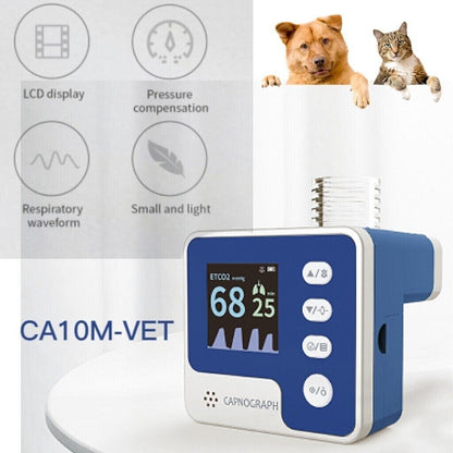 veterinary capnograph monitor with respiration