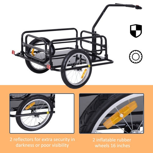 Viva Luxe Atlas Black Cargo Trailer & Wagon