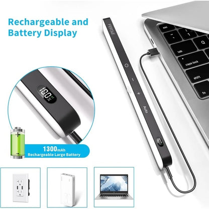 Viva Elite Rechargeable Under Cabinet LED Light - 60 LED Motion Sensor with Battery Display